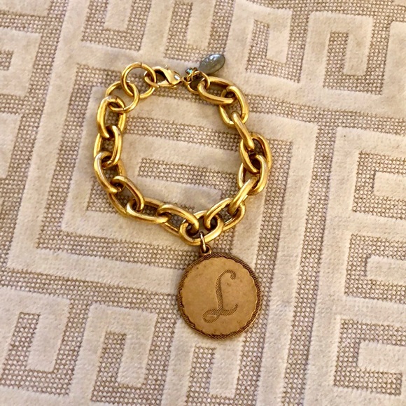John Wind Jewelry - John Wind Maximal Art “L” Initial Bracelet! John Wind Jewelry - John Wind Maximal Art “L” Initial Bracelet!